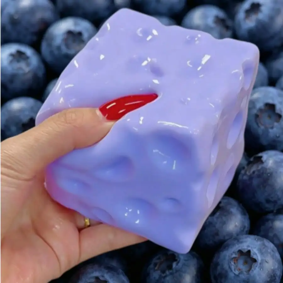 Fidget Cube Original - Limited Edition Smusher Blueberry Cheese Cube