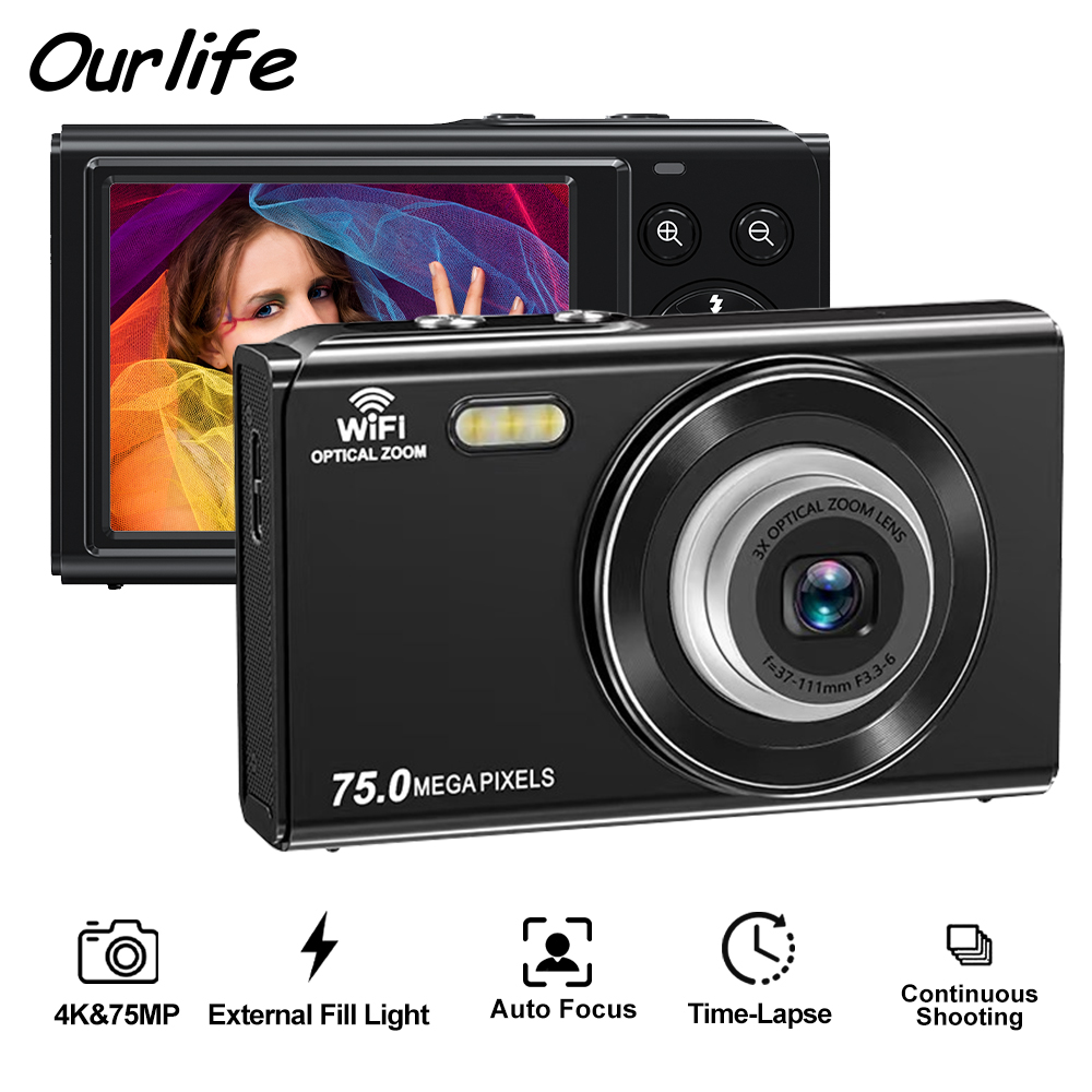 Graded Card Display - Ourlife 4K Digital Camera 3X Optical
