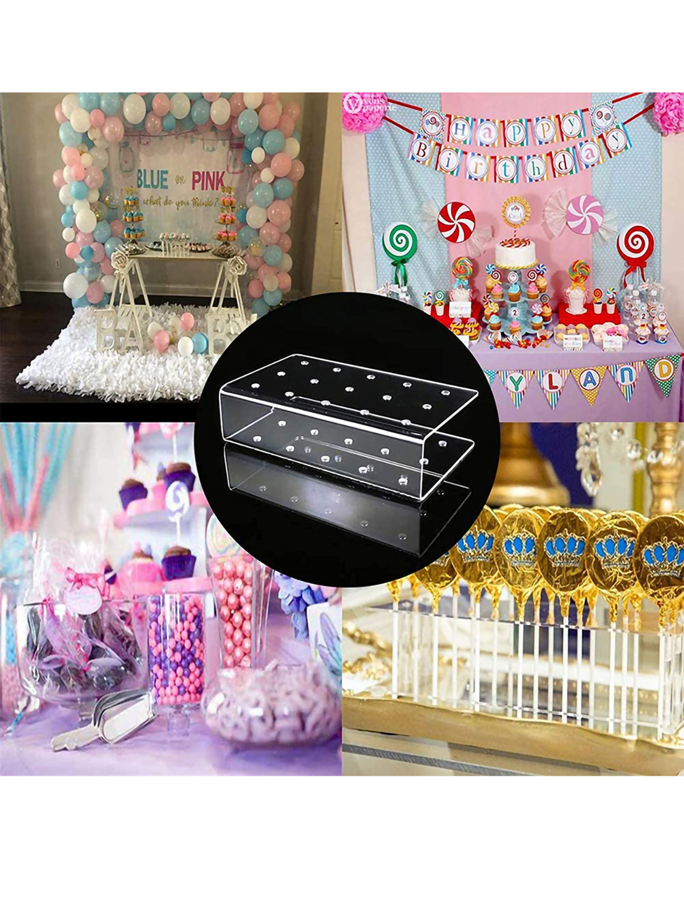 1PC 15 Hole Cake Pop Stand Can – Pop Display Shelf Bewertung und Preis