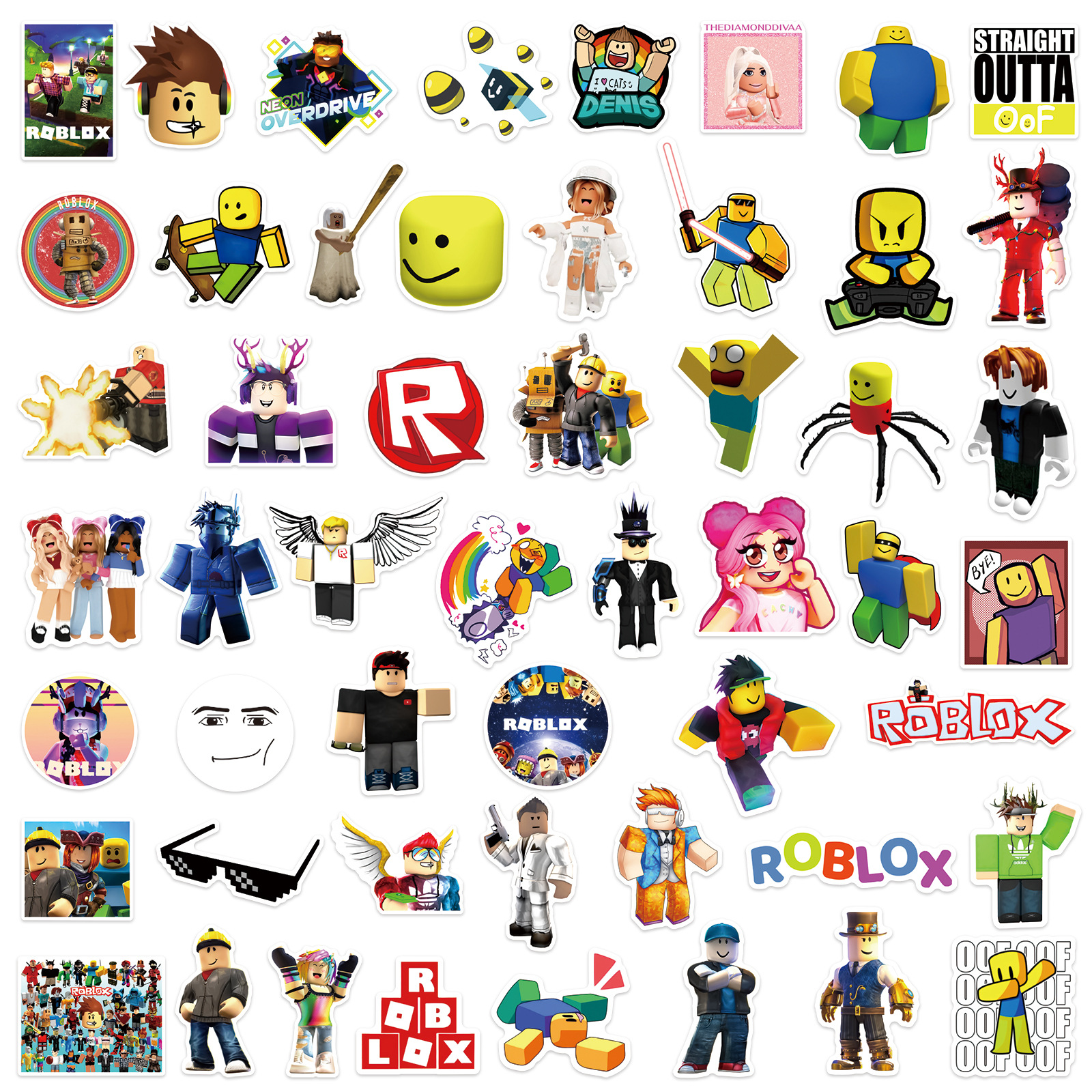50pcs Roblox Unique Waterproof – Vinyl Figure Blank Bewertung und Preis