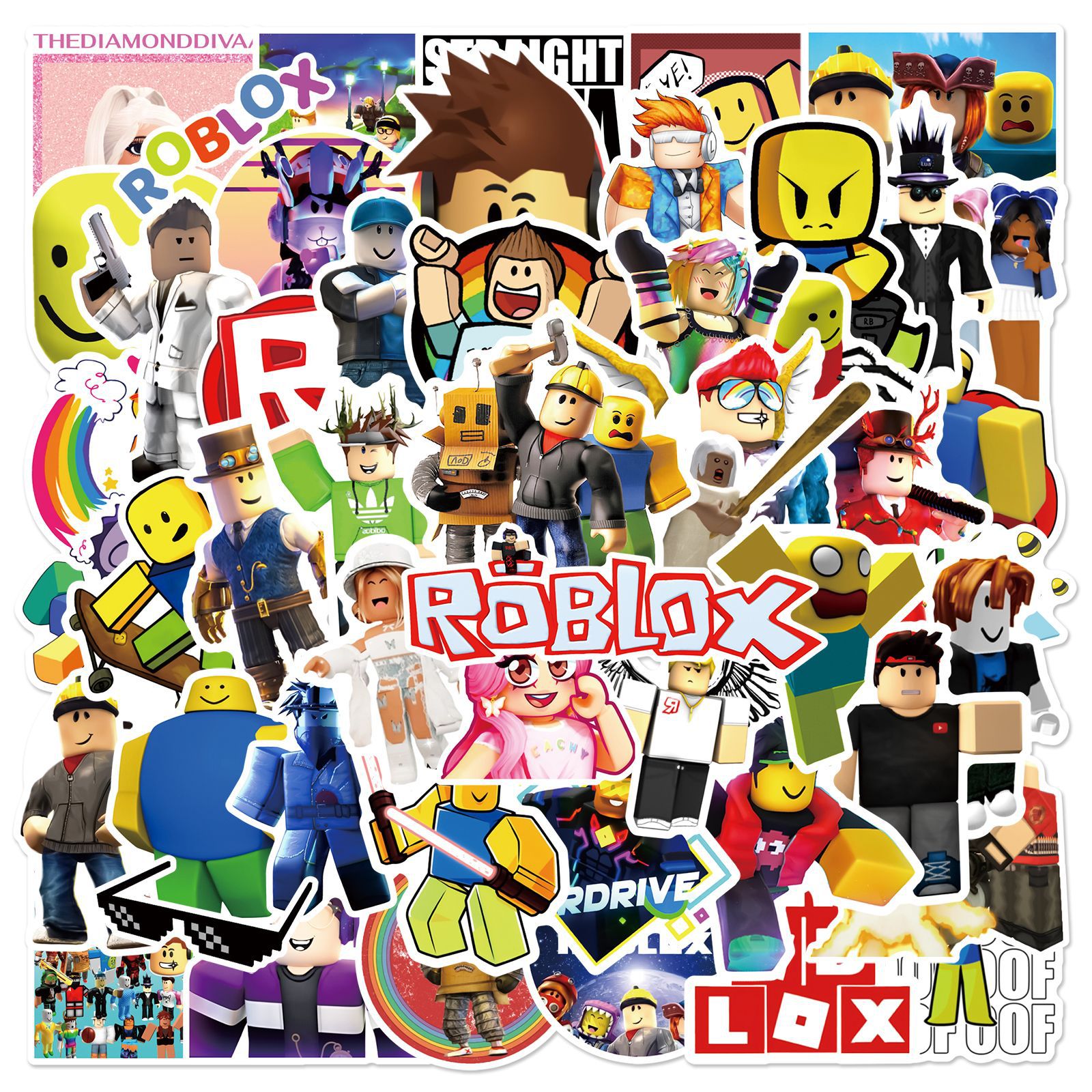 50pcs Roblox Unique Waterproof – Vinyl Figure Blank Bewertung und Preis