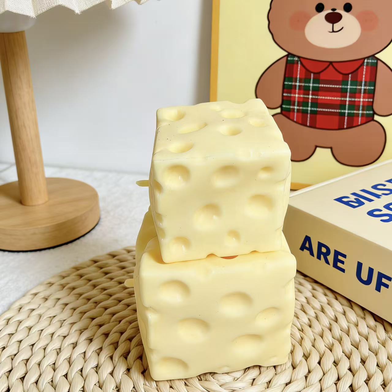 *-*Jumbo Cheese Cube Stress Ba – Fidget Cube Original Bewertung und Preis