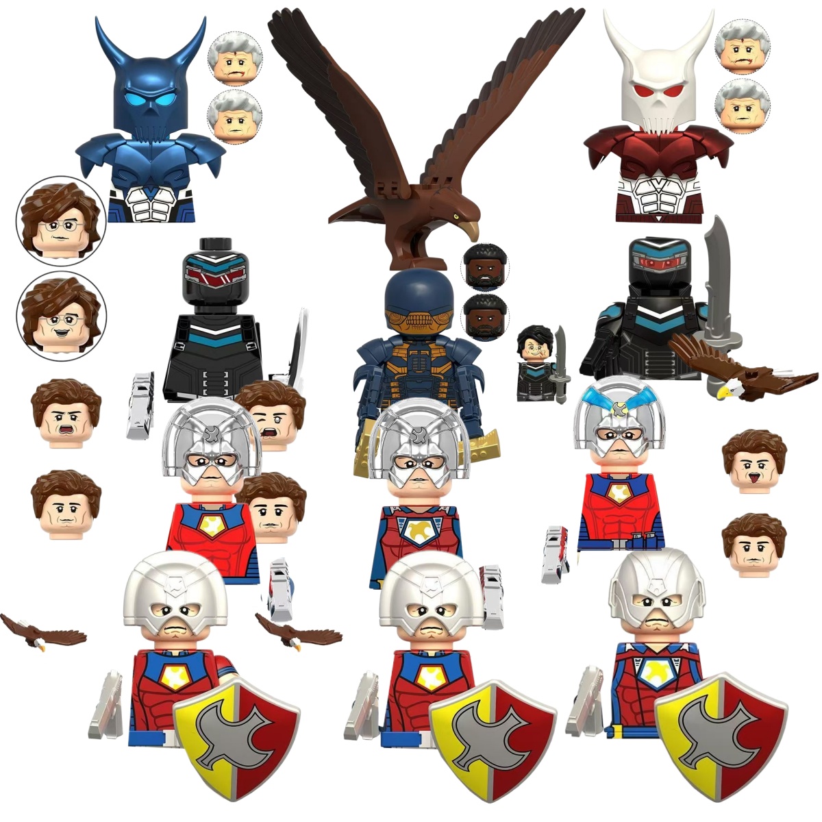 SuicideSquad Peacemaker Blue D – Lego Minifigure Holder Bewertung und Preis