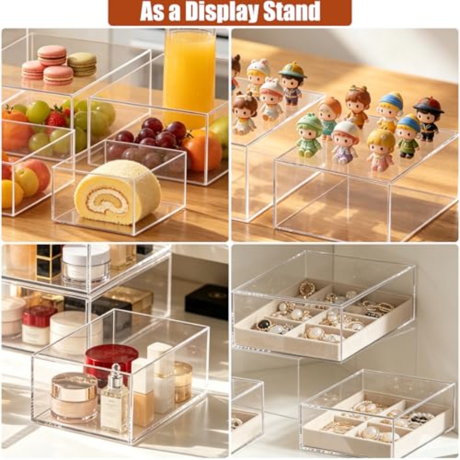 6Pcs Clear Acrylic Risers Disp – Display Risers Set Bewertung und Preis