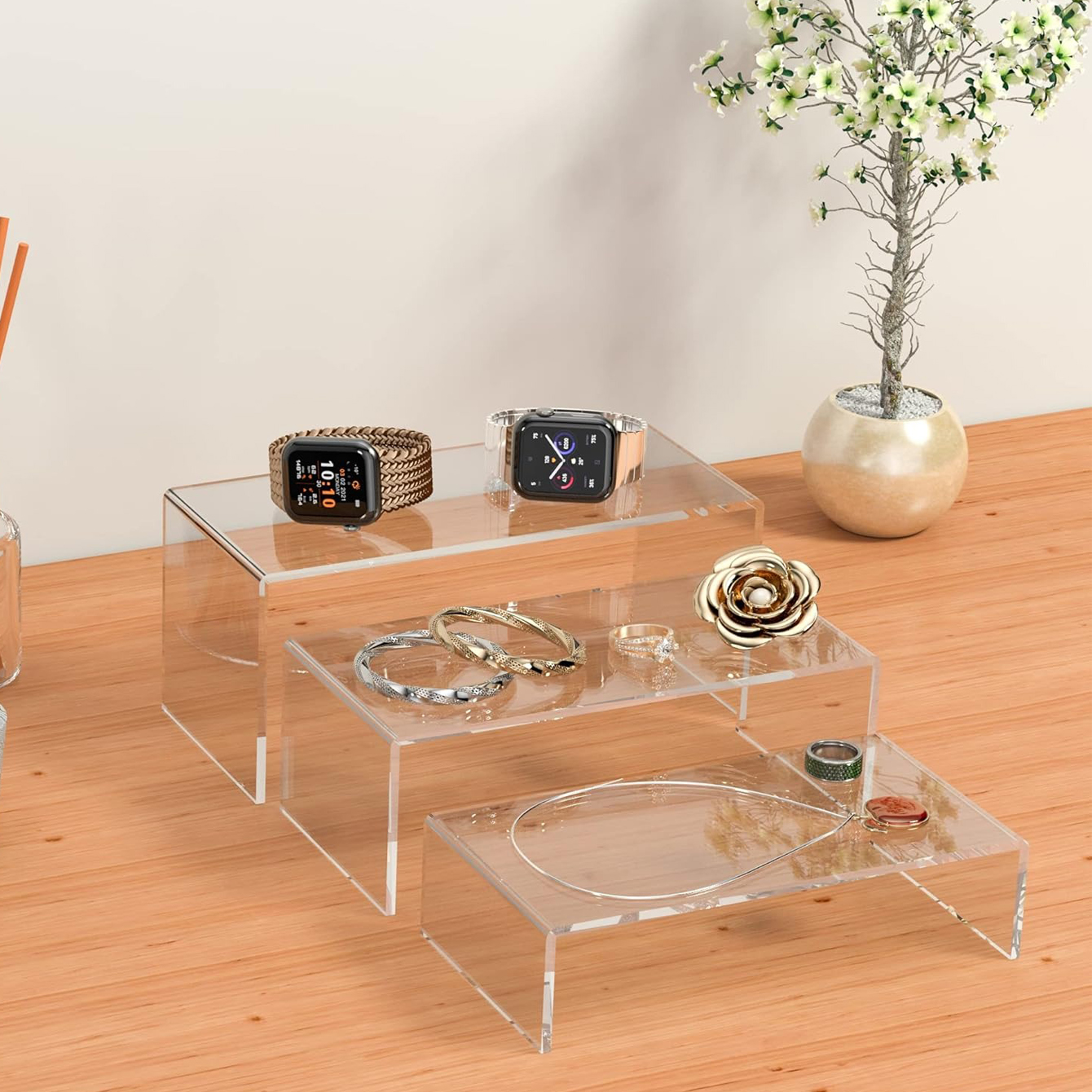 3 pieces of acrylic display sh – Pop Display Shelf Bewertung und Preis