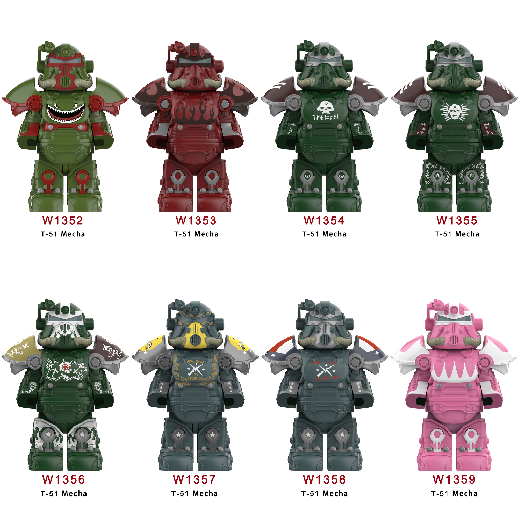 New BoS Game T60 Power Armor A – Lego Minifigure Holder Bewertung und Preis