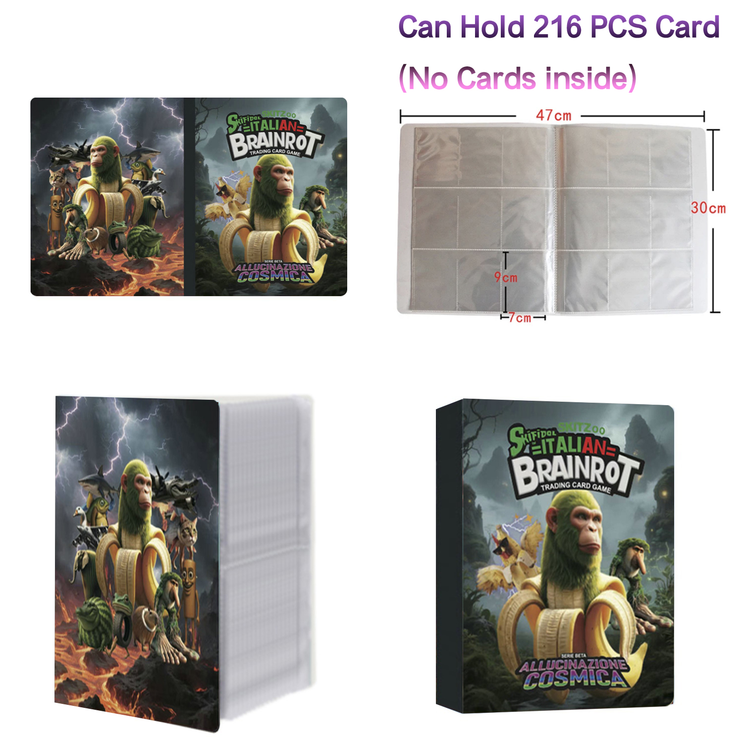 New 216 Pcs Booklet Italian Br – Trading Card Binder Bewertung und Preis