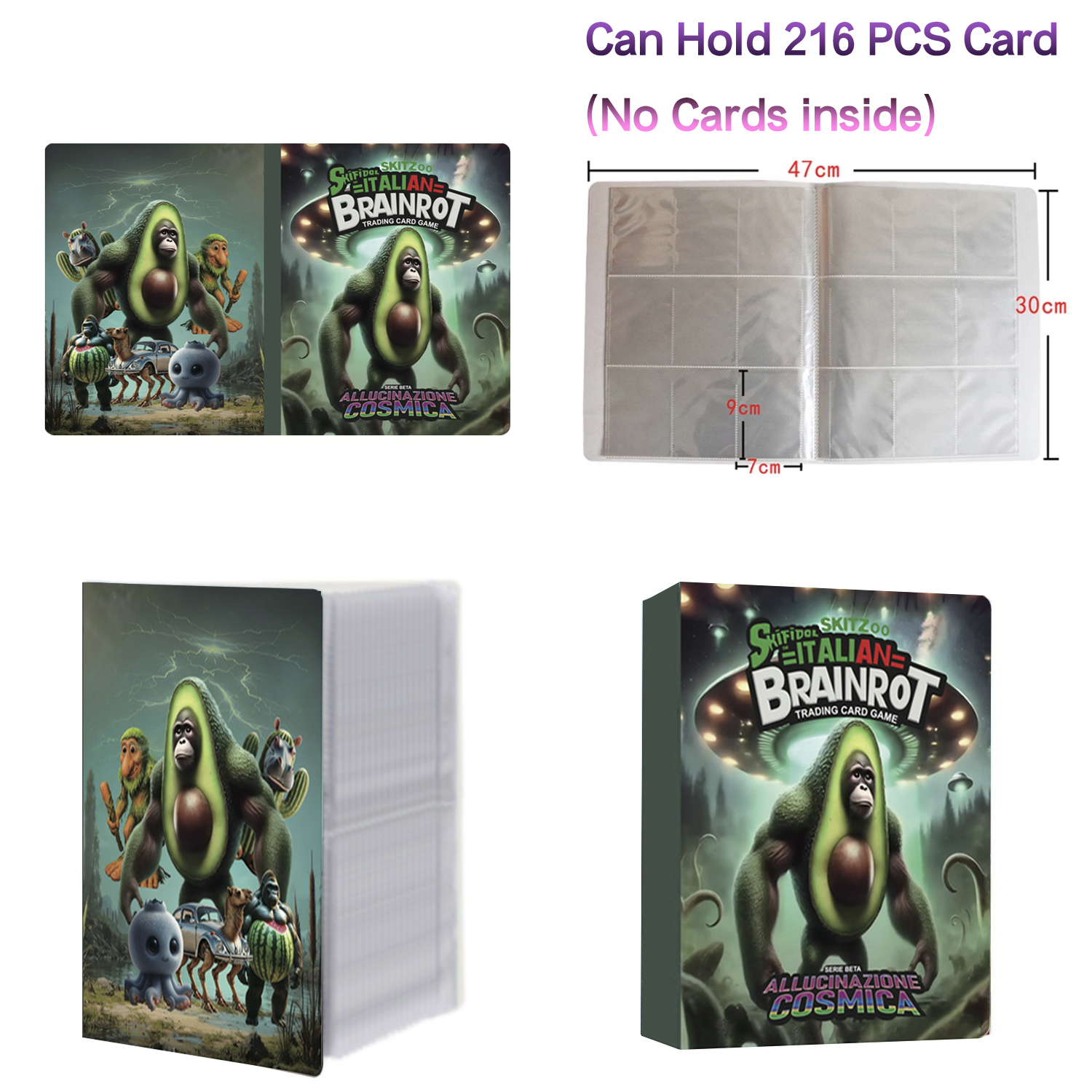 New 216 Pcs Booklet Italian Br – Trading Card Binder Bewertung und Preis