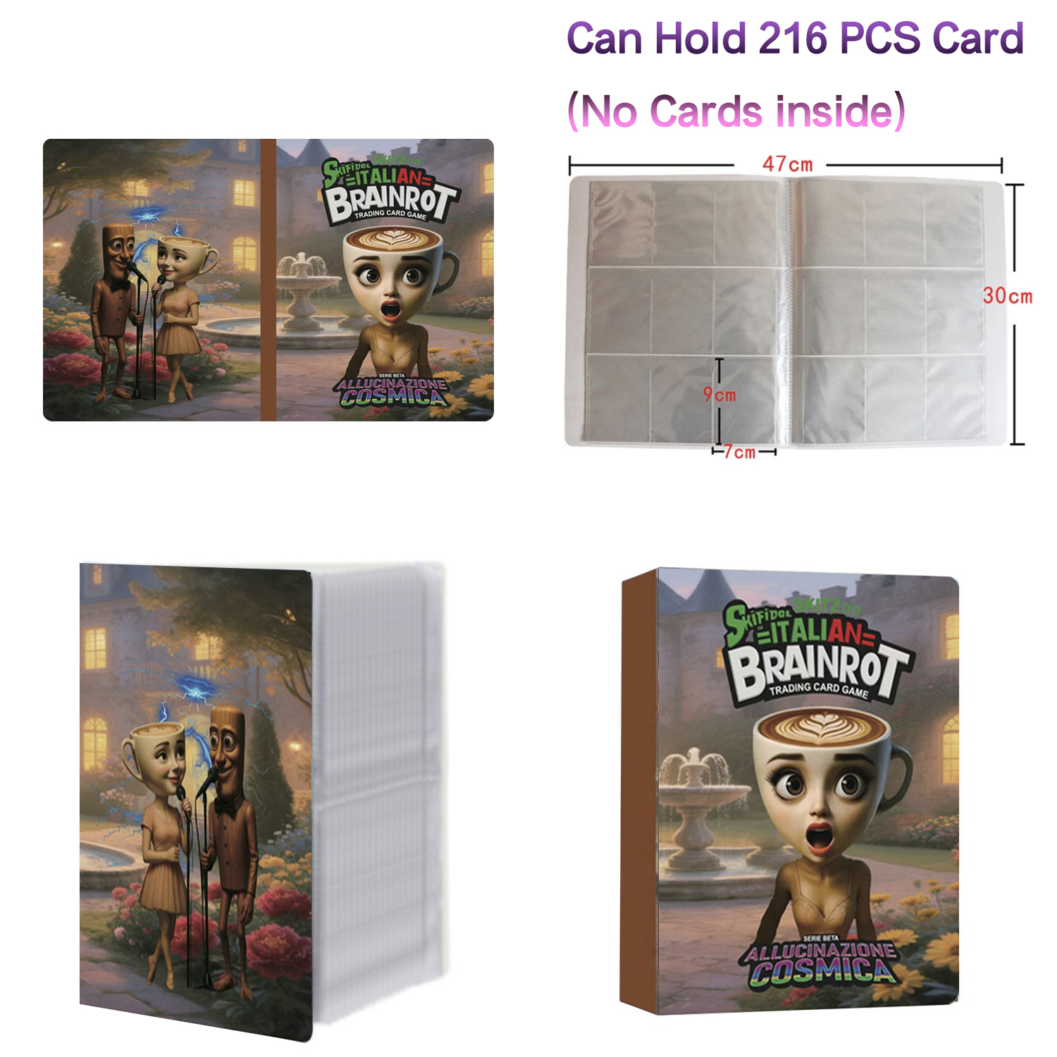 New 216 Pcs Booklet Italian Br – Trading Card Binder Bewertung und Preis