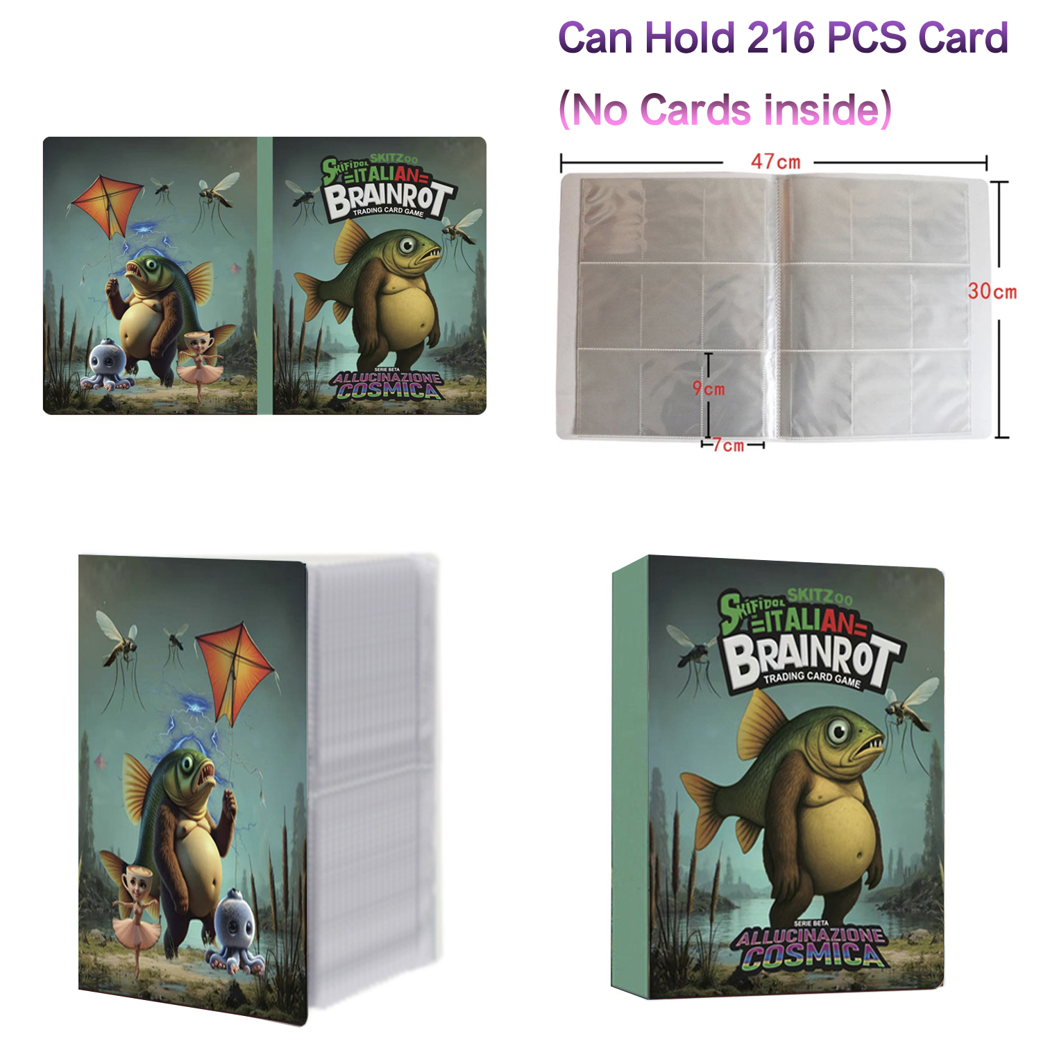 New 216 Pcs Booklet Italian Br – Trading Card Binder Bewertung und Preis