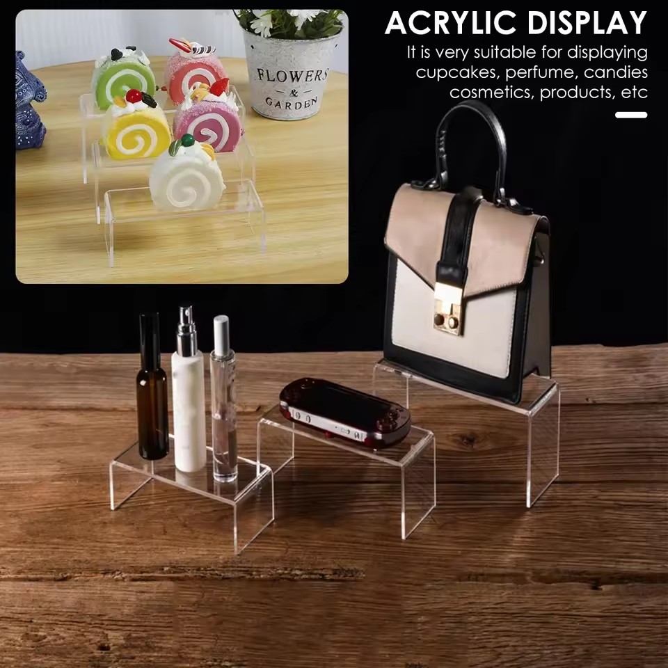 3/6/9/12Pc Clear Acrylic Displ – Display Risers Set Bewertung und Preis