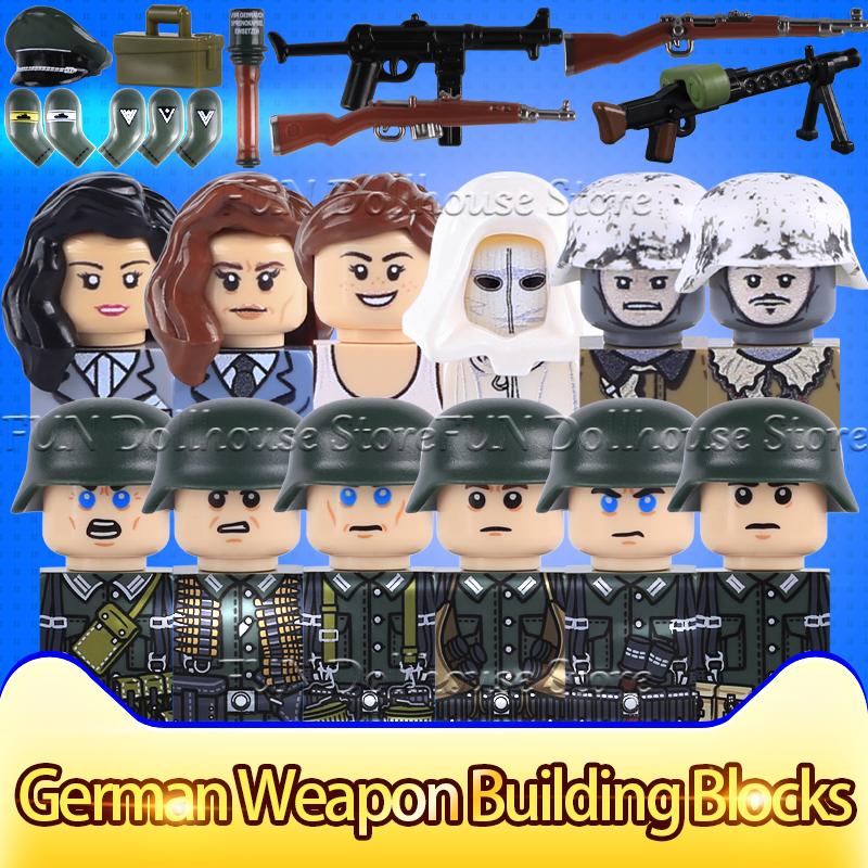 Winter Snow German Sniper Sold – Lego Minifigure Holder Bewertung und Preis
