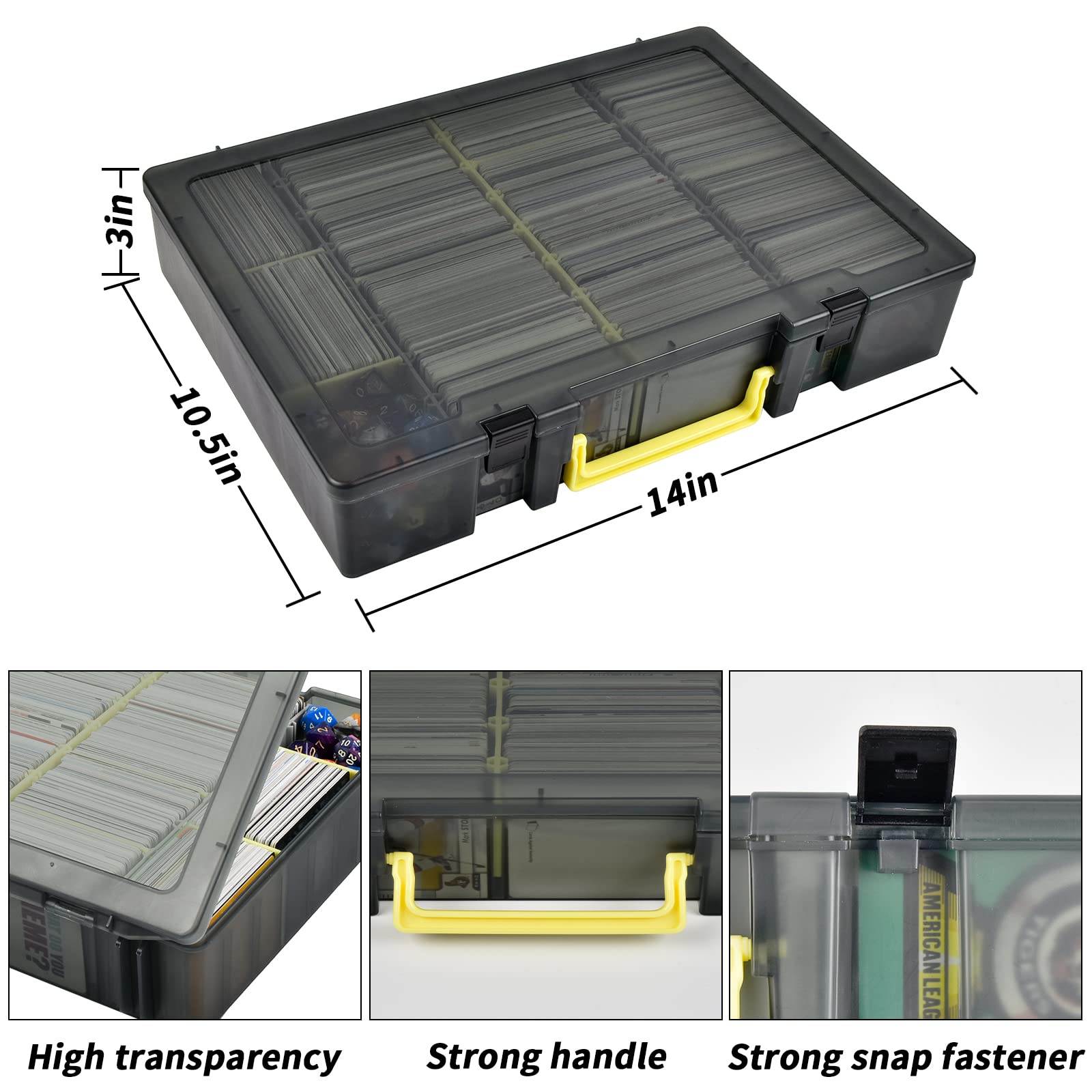 Clear Trading Card Storage Box – Trading Card Binder Bewertung und Preis