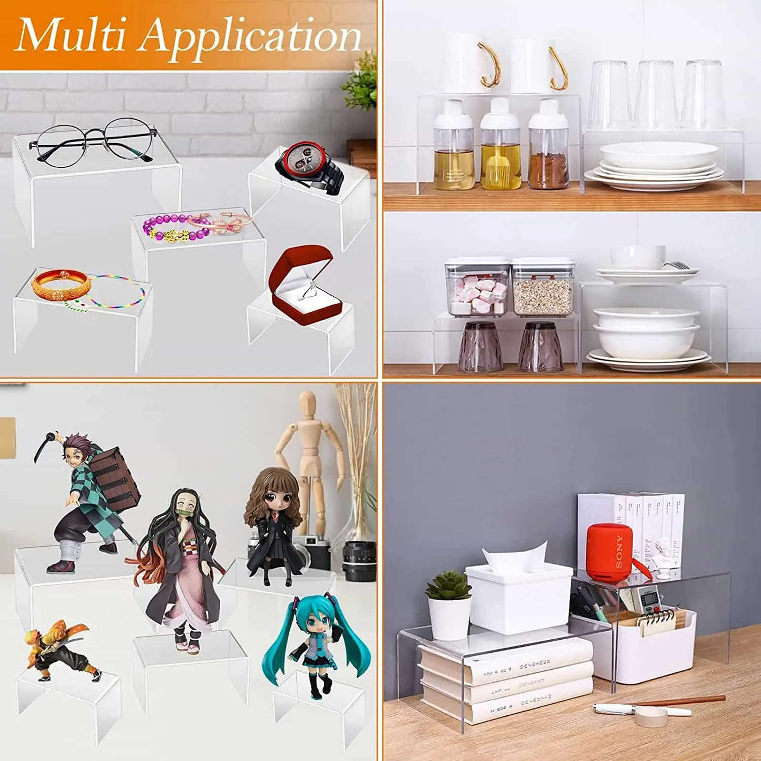 U Shape Acrylic Display Riser  – Pop Display Shelf Bewertung und Preis