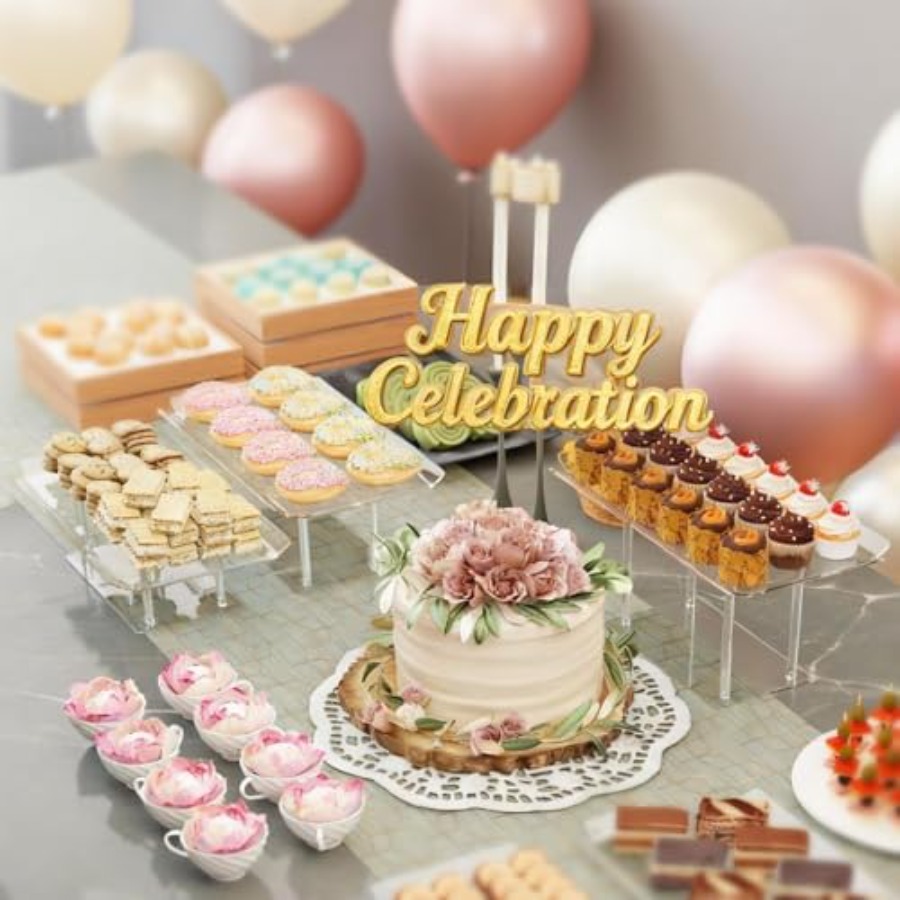3 Pack Dessert Table Display S – Display Risers Set Bewertung und Preis