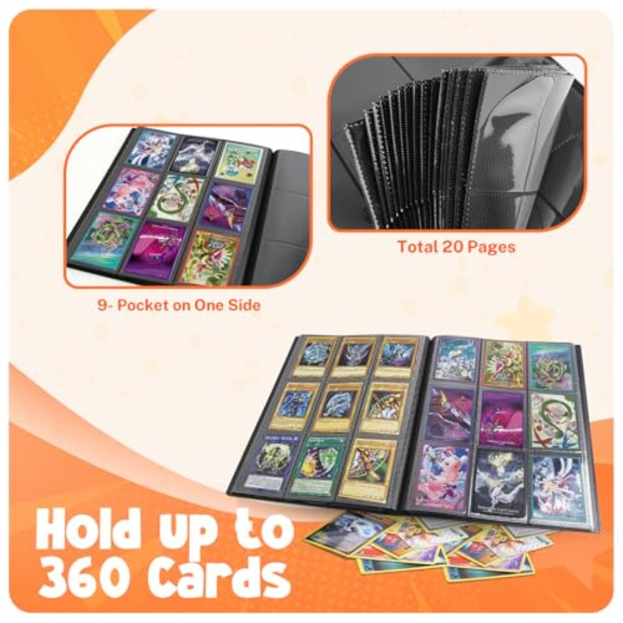 Card Binder, 9 Pocket Trading  – Trading Card Binder Bewertung und Preis