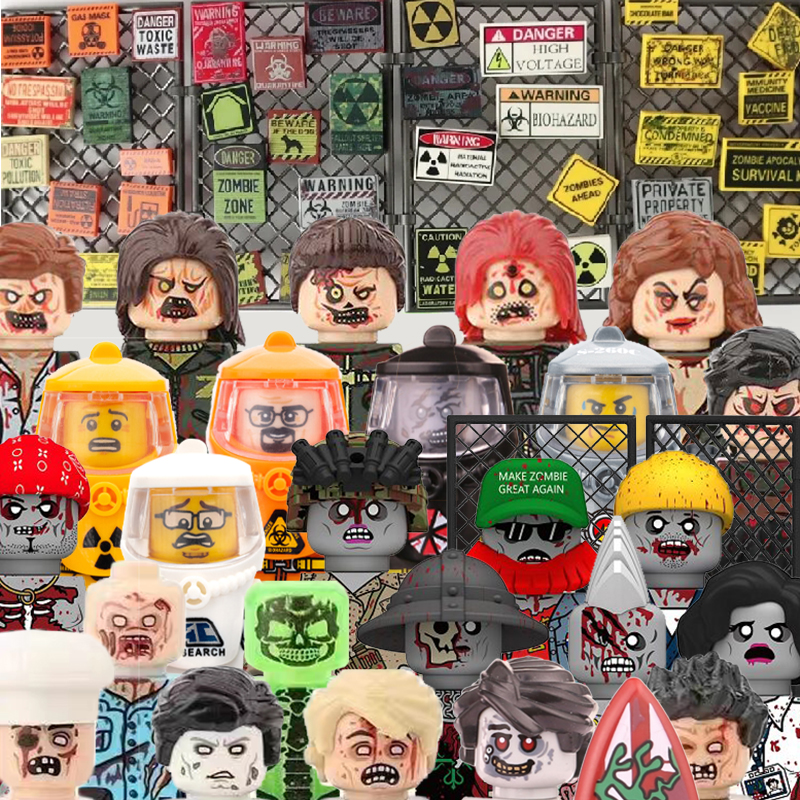 MOC City Zombies Figures Build – Lego Minifigure Holder Bewertung und Preis