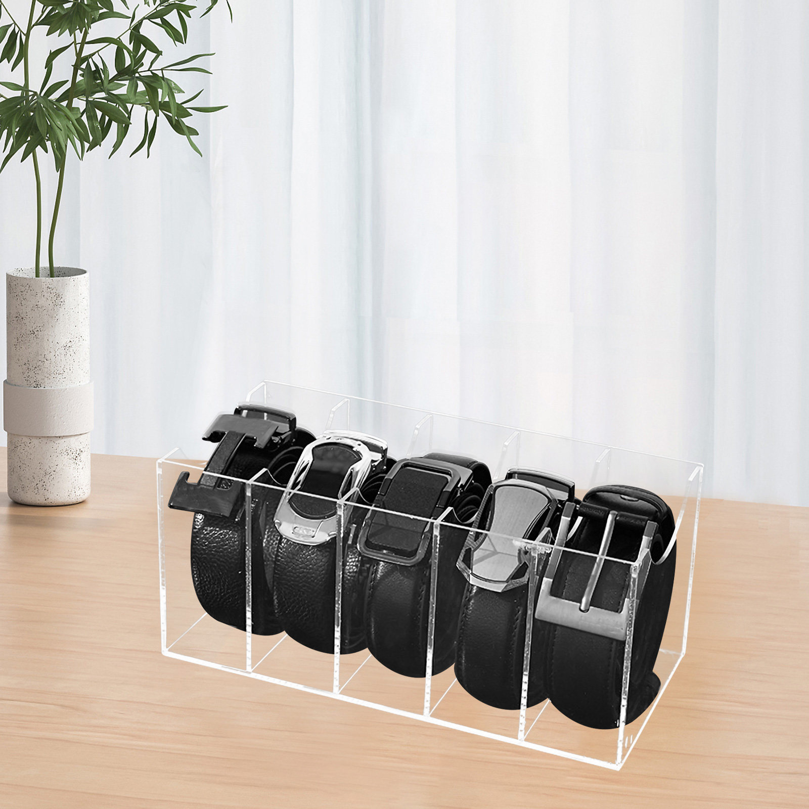 5-Compartment Acrylic Belt Org – Display Case Acrylic Bewertung und Preis