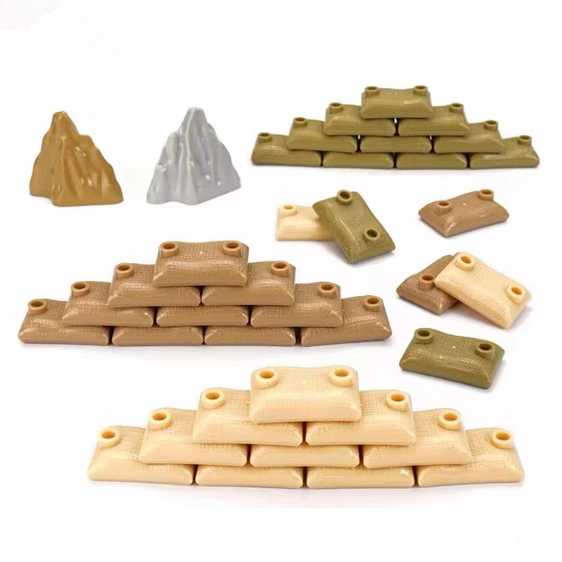 50PCS MOC Military Sandbag Bui – Lego Minifigure Holder Bewertung und Preis