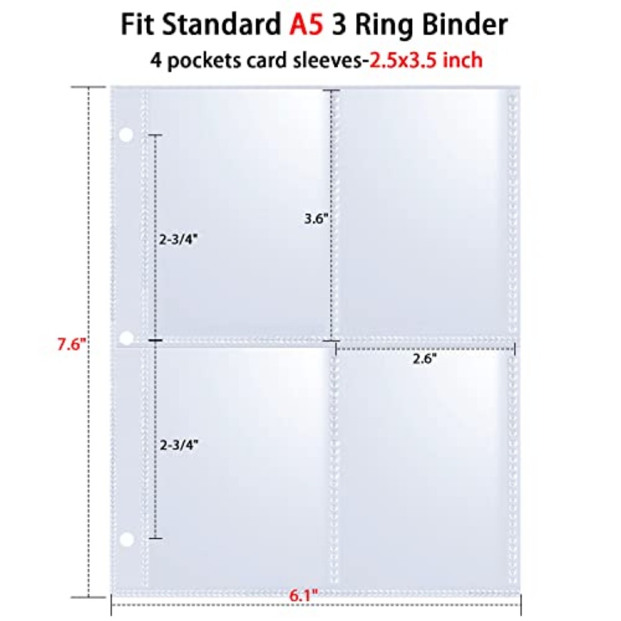400 Pockets 2.5x3.5 Trading Ca – Trading Card Binder Bewertung und Preis