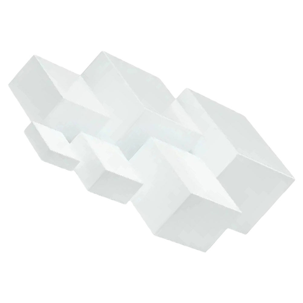 6Pcs Minimalist White Plastic  – Display Risers Set Bewertung und Preis