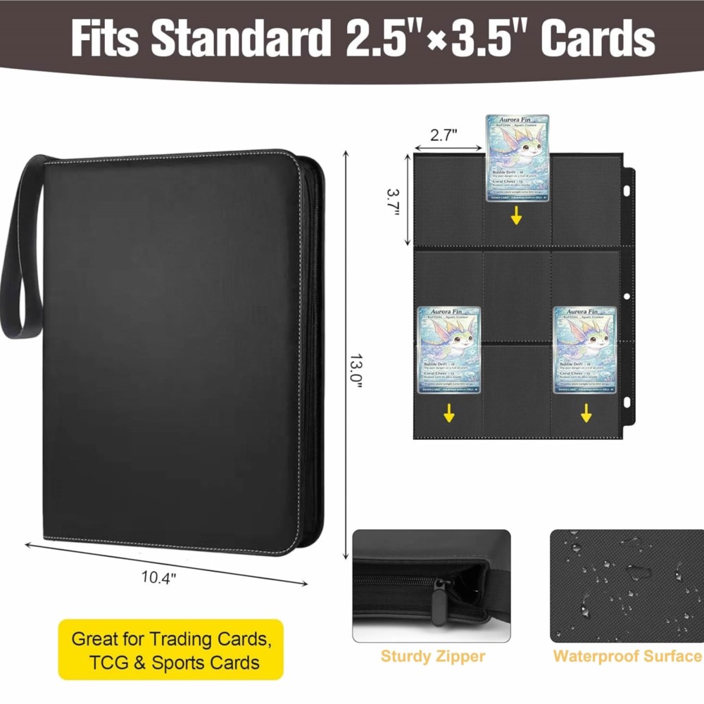 900 Pockets Card Binder Album  – Trading Card Binder Bewertung und Preis