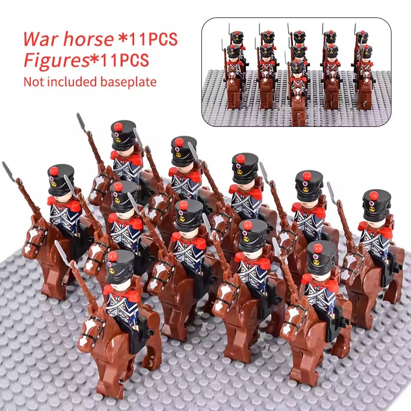 10pcs Napoleonic Wars Military – Lego Minifigure Holder Bewertung und Preis