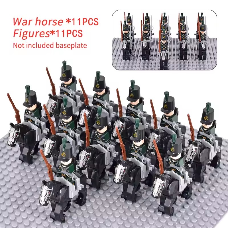 10pcs Napoleonic Wars Military – Lego Minifigure Holder Bewertung und Preis