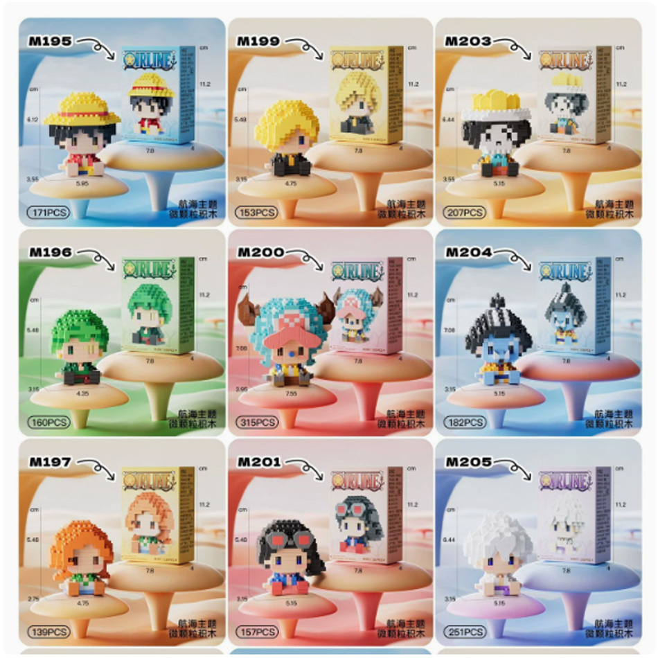 New ONE PIECE Sun God Nika Luf – Building Block Mini Bewertung und Preis